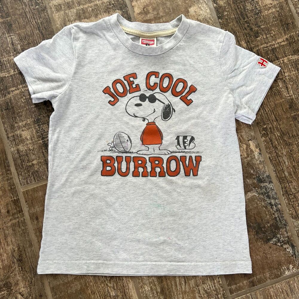 Joe Cool Snoopy Cincinnati Bengals Homage T-Shirt Kids 8